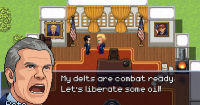 Arcade games satirizing Iran war appear at DC War Memorial