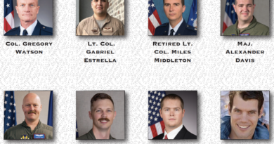 Air Force identifies 8 people killed in B-52 crash