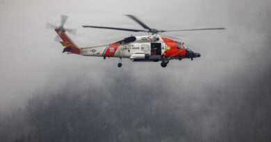 US Coast Guard helicopter crashes in Alaska with four onboard