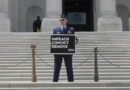 Air Force major restricted to DC base, under investigation after uniformed protest